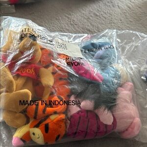 Disney Winnie the Pooh and Friends bean bags new